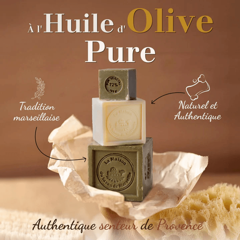 SÅPESTYKKE Marseille Soap Cube Olive