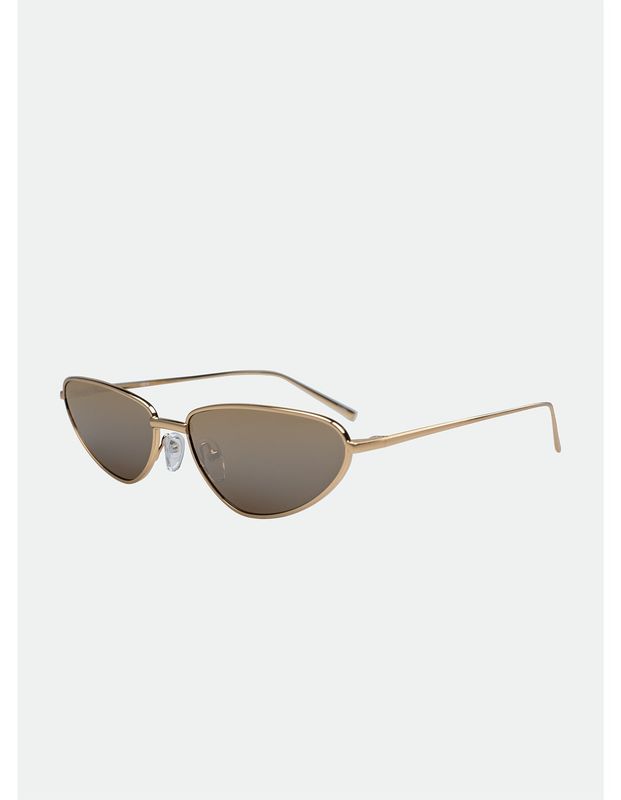 OTRA Solbriller Aster - gold/brown mirror