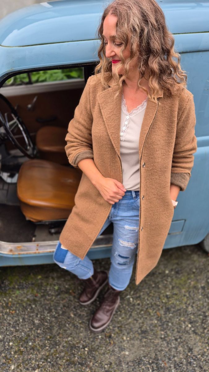 BIRGITH Jakke Toffee